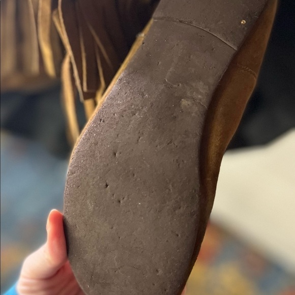 𝅺TRIBE SOFT SOLE LEATHER MOCCASINS BOOTS - Picture 6 of 6